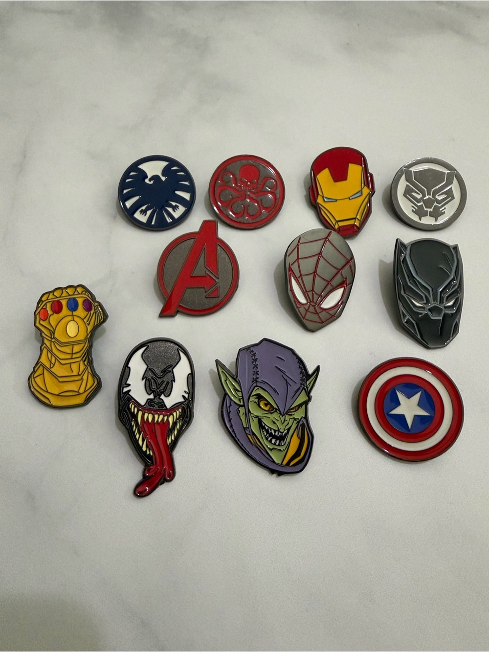 Marvel Enamel Pin Collection